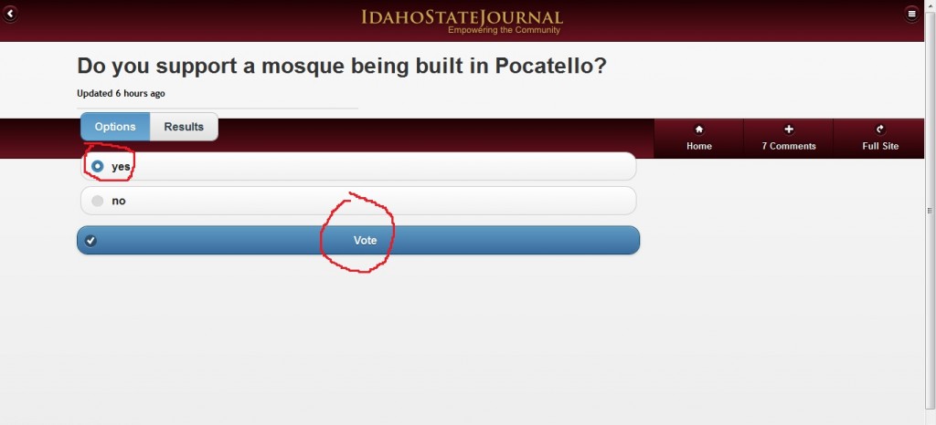 Dukungan Masjid di AS